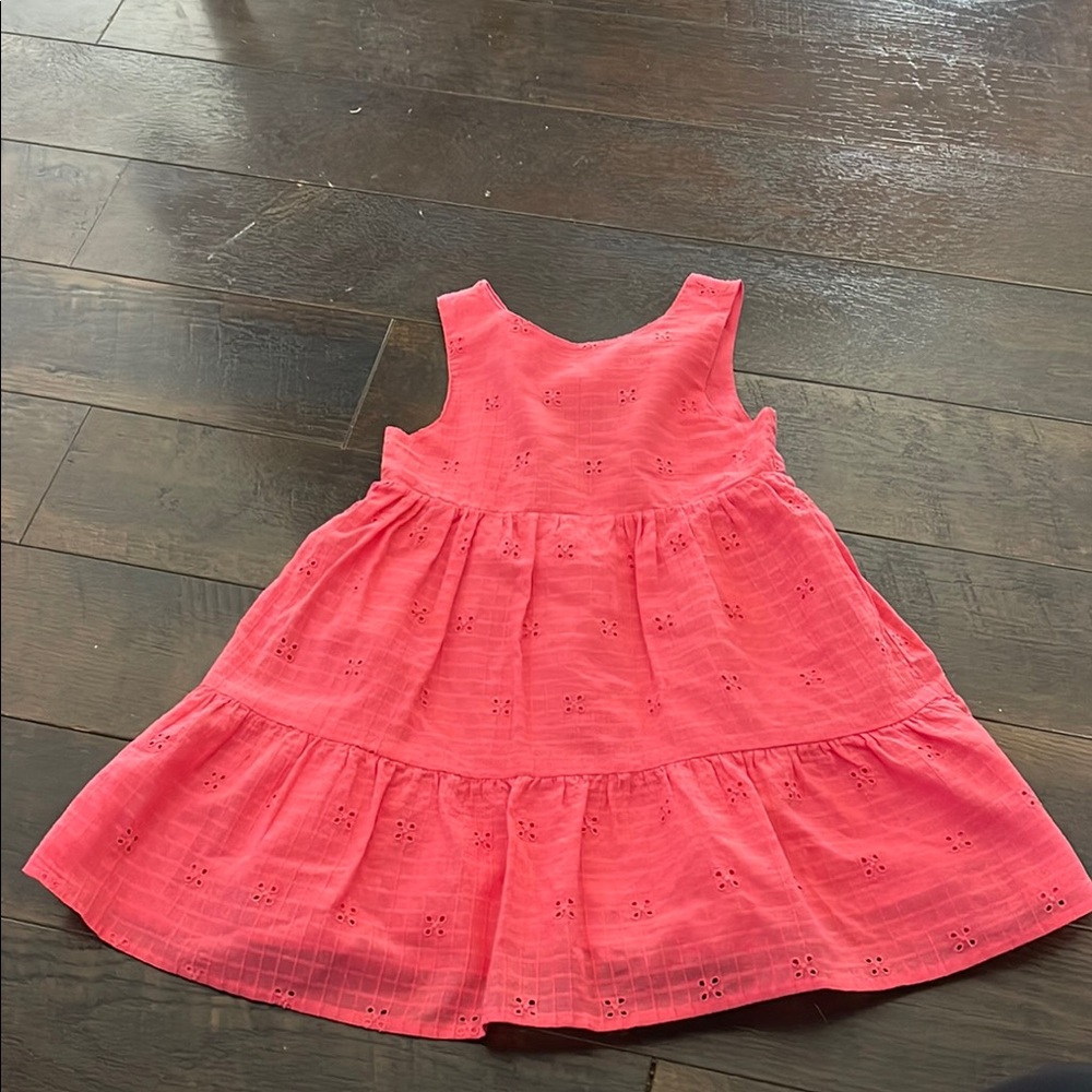 Charming Pink Sleeveless Kids Dress